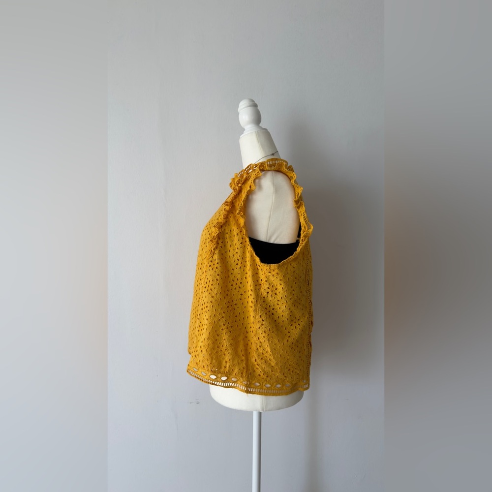 Maeve Eyelet Ruffle Blouse - Picture 2 of 5